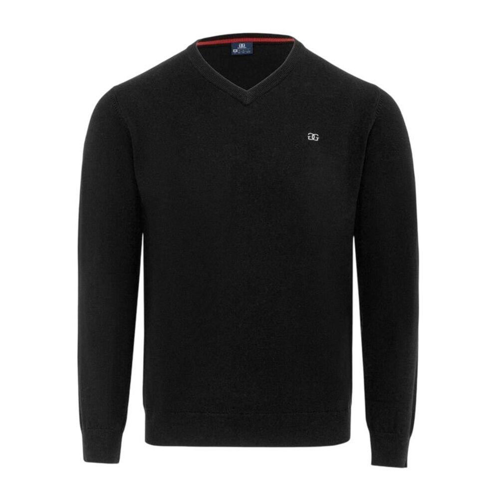 Giorgio Mens Polyester V Neck Sweater / Black